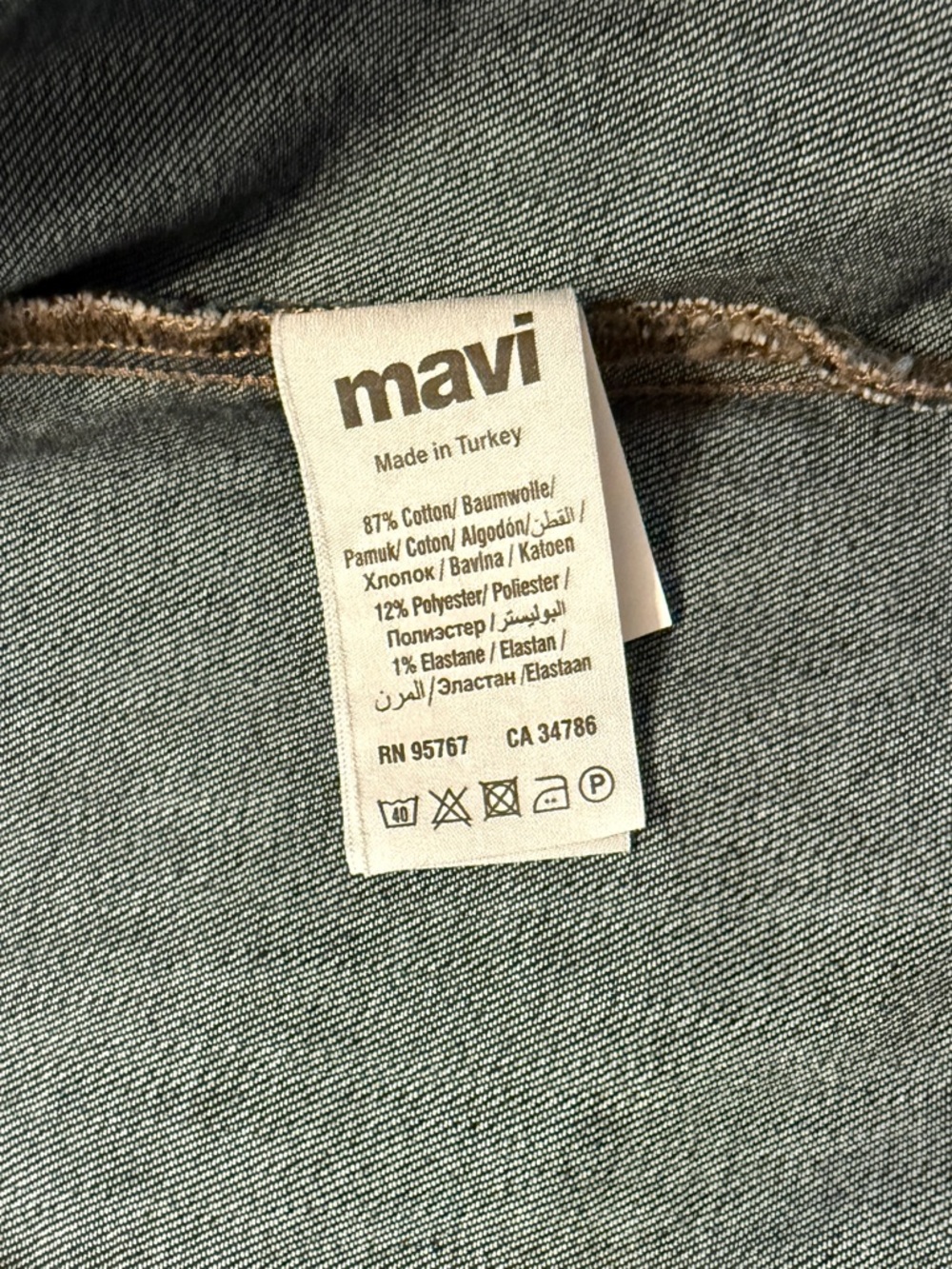 Mavi Dark Blue Denim Jacket - Women's Jean Jacket - Picture 4 of 7